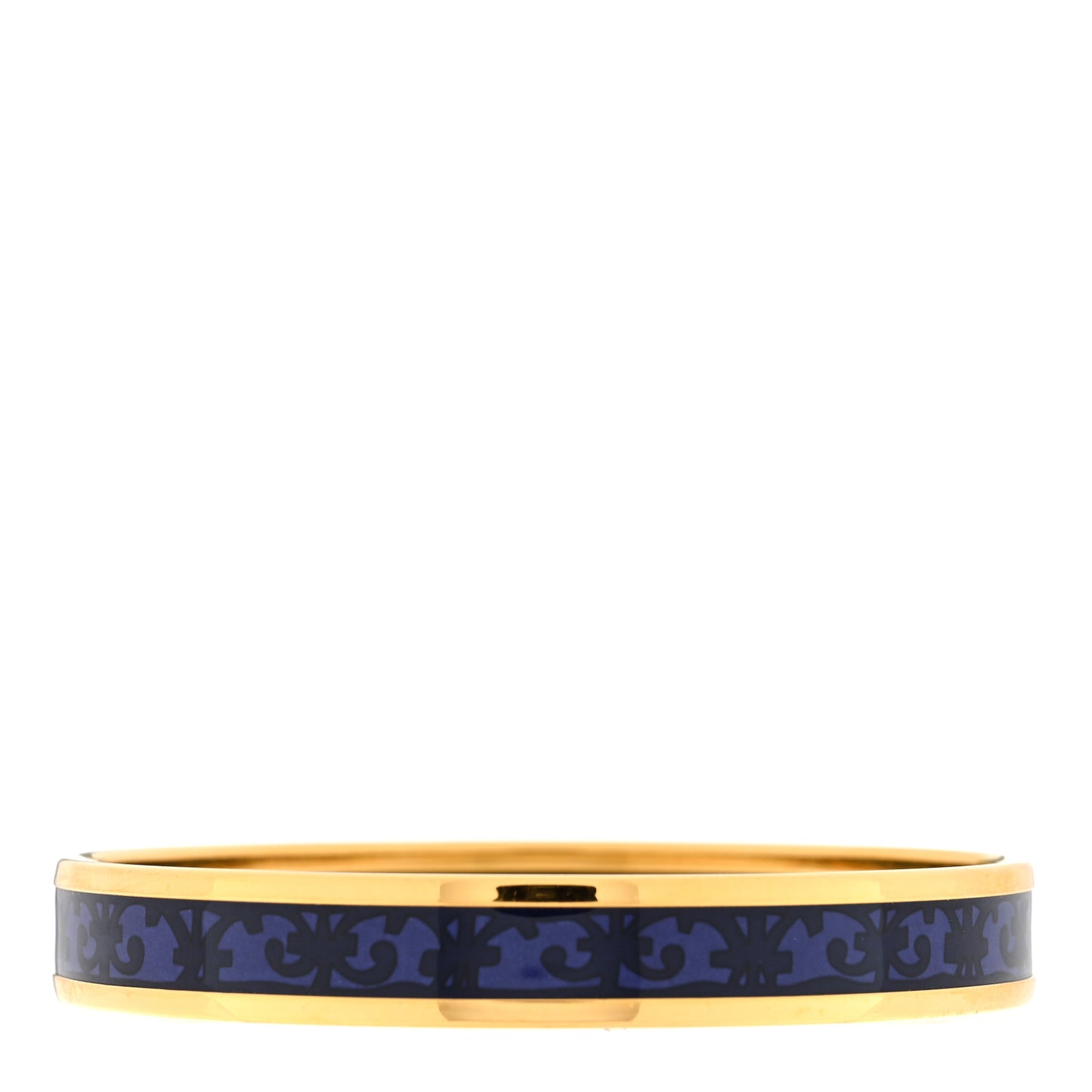 Enamel Printed Narrow Balcon du Guadalquivir Bracelet 65 Blue