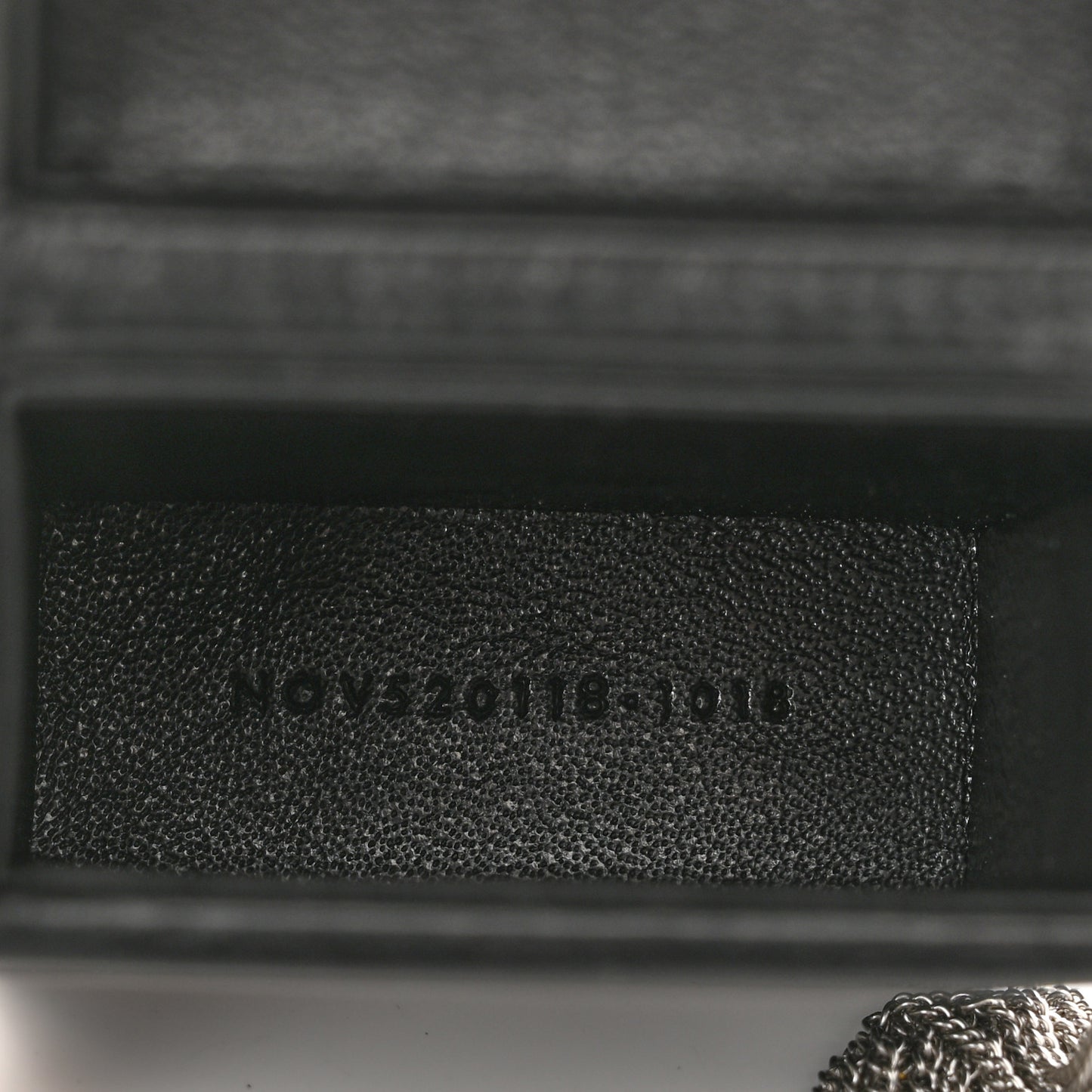 Lambskin Smoking Box Crossbody Black