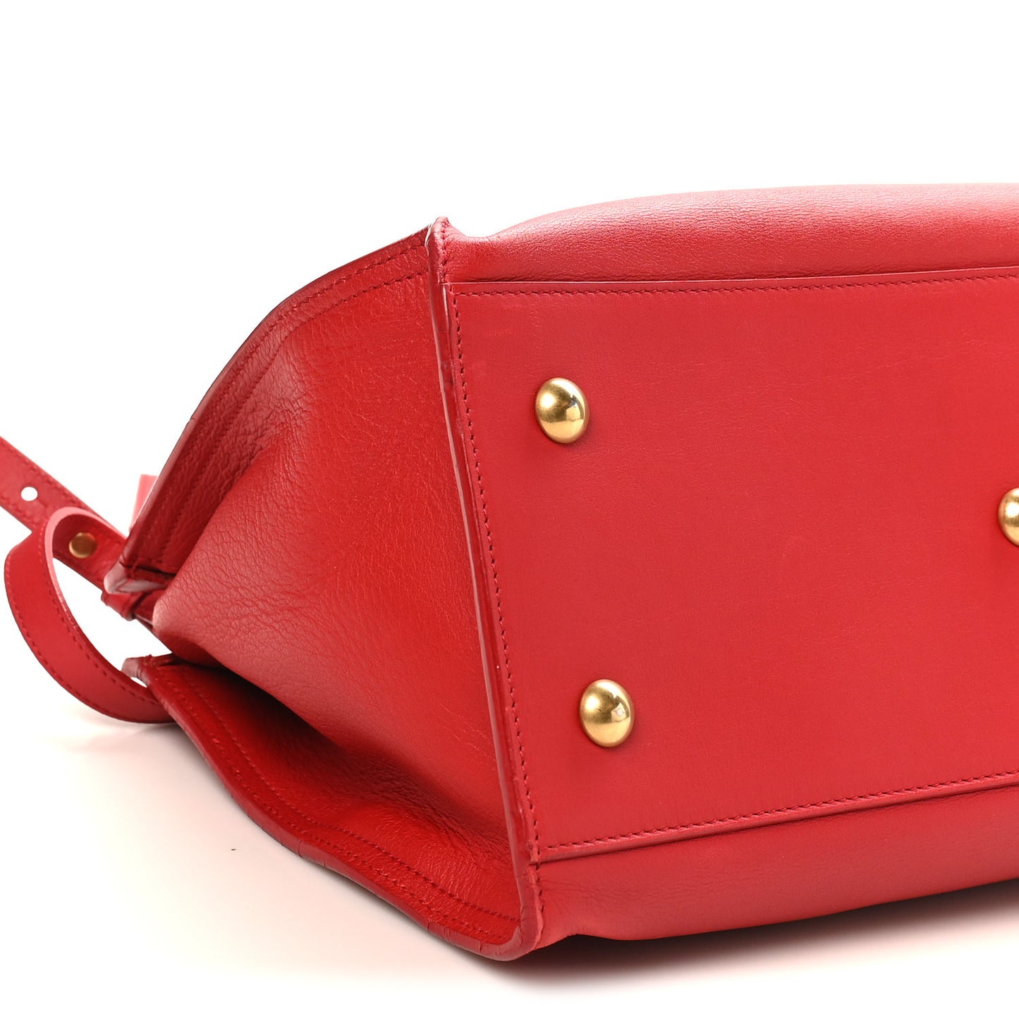 Calfskin Small Classic Y Cabas Red