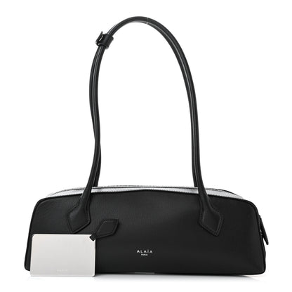 Alaia Shiny Goatskin Medium Le Teckel Bag Black 3 of 10
