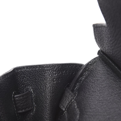 Hermes Togo Birkin 25 Black 7 of 10
