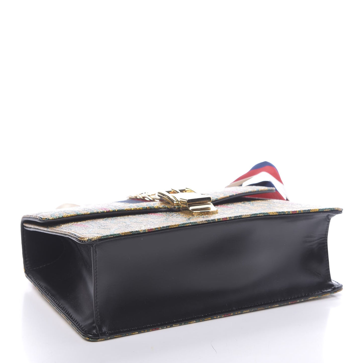 Iridescent Brocade Small Sylvie Shoulder Bag Gold