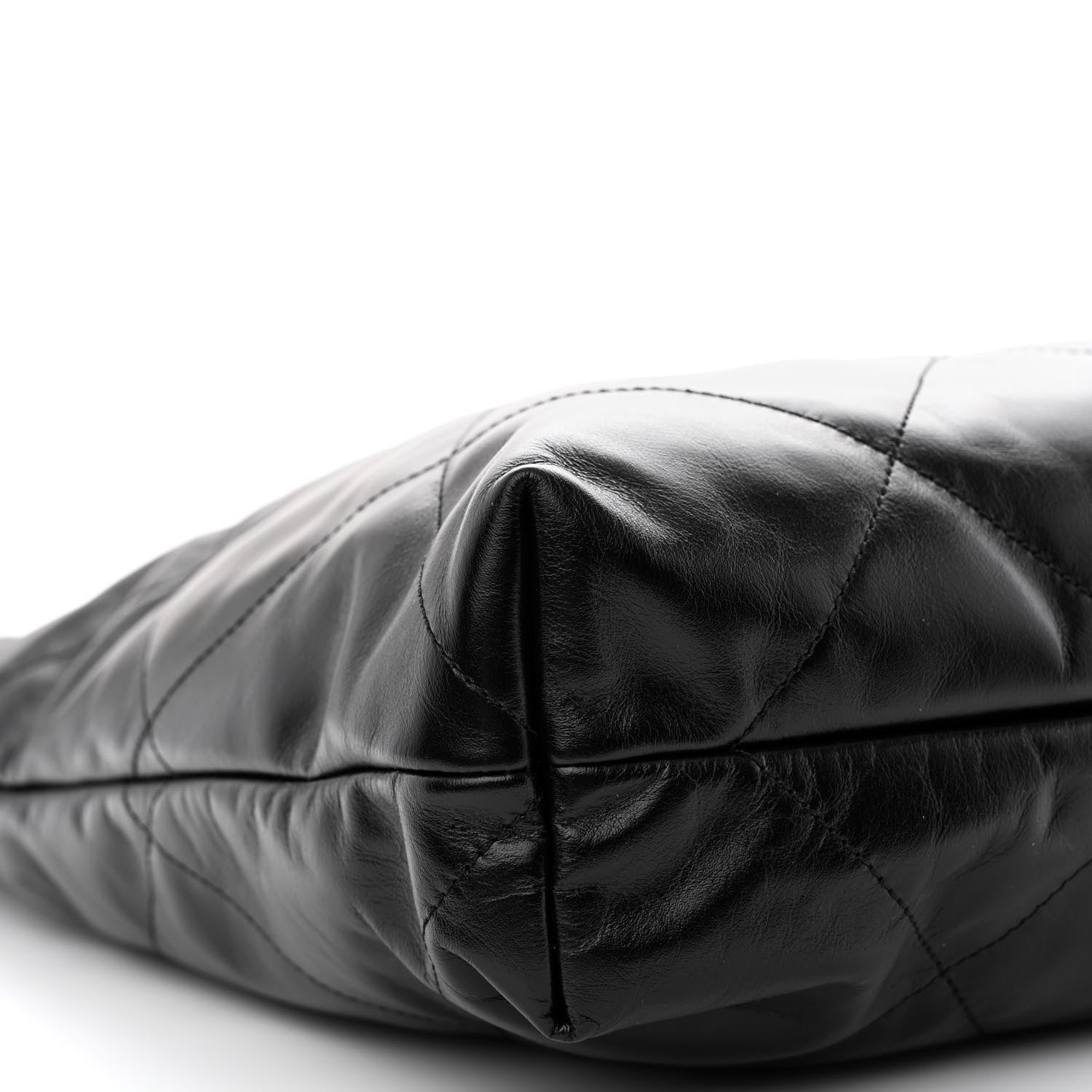 Chanel Shiny Calfskin Quilted Chanel 22 Black 10 of 12