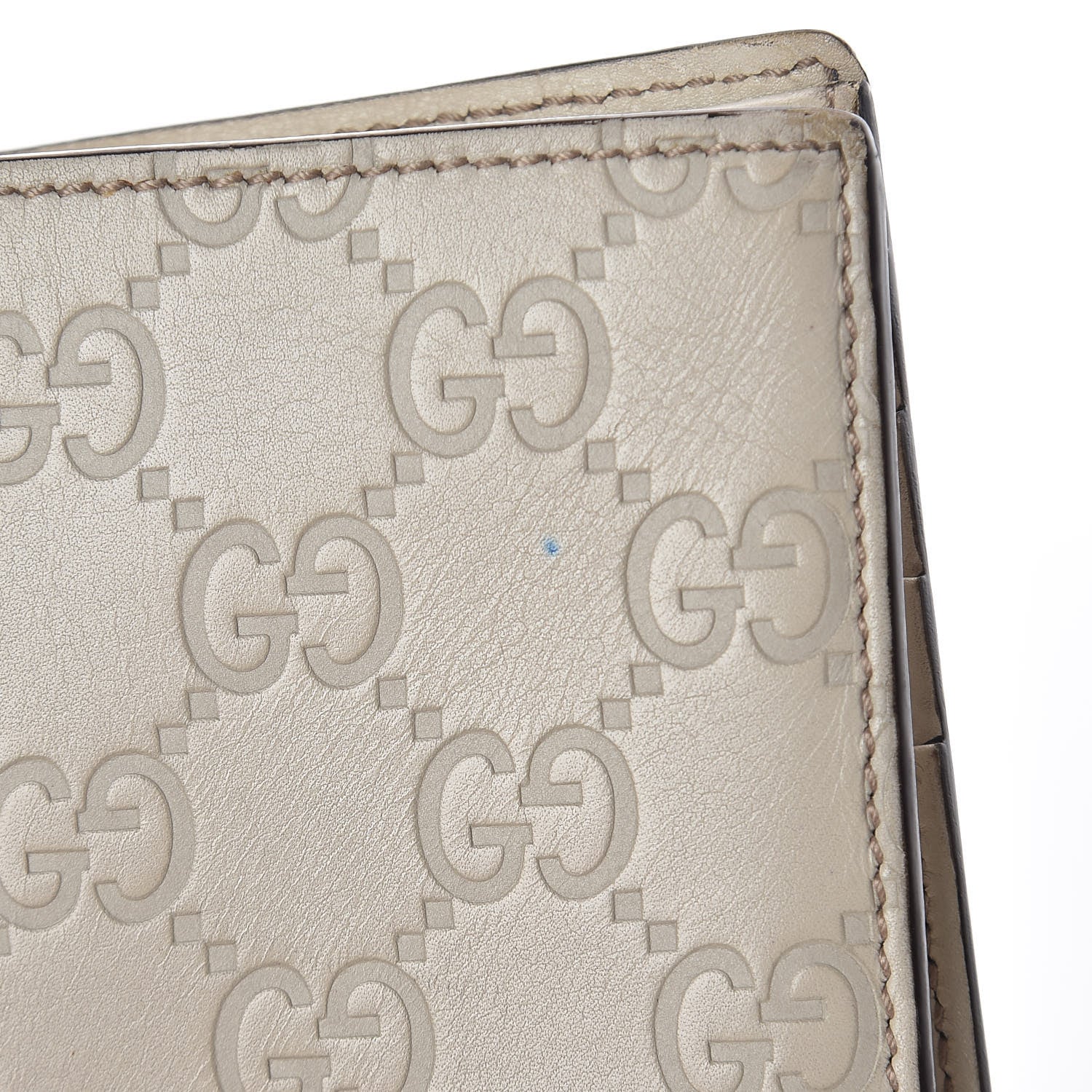 Gucci Guccissima Bi-Fold Wallet White 16 of 17