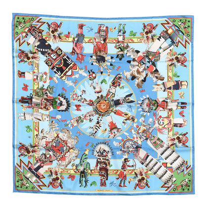 Hermes Silk Kachinas Wash Scarf 90 1 of 6