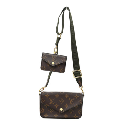 Louis Vuitton Monogram Felicie Strap & Go Kaki 1 of 11