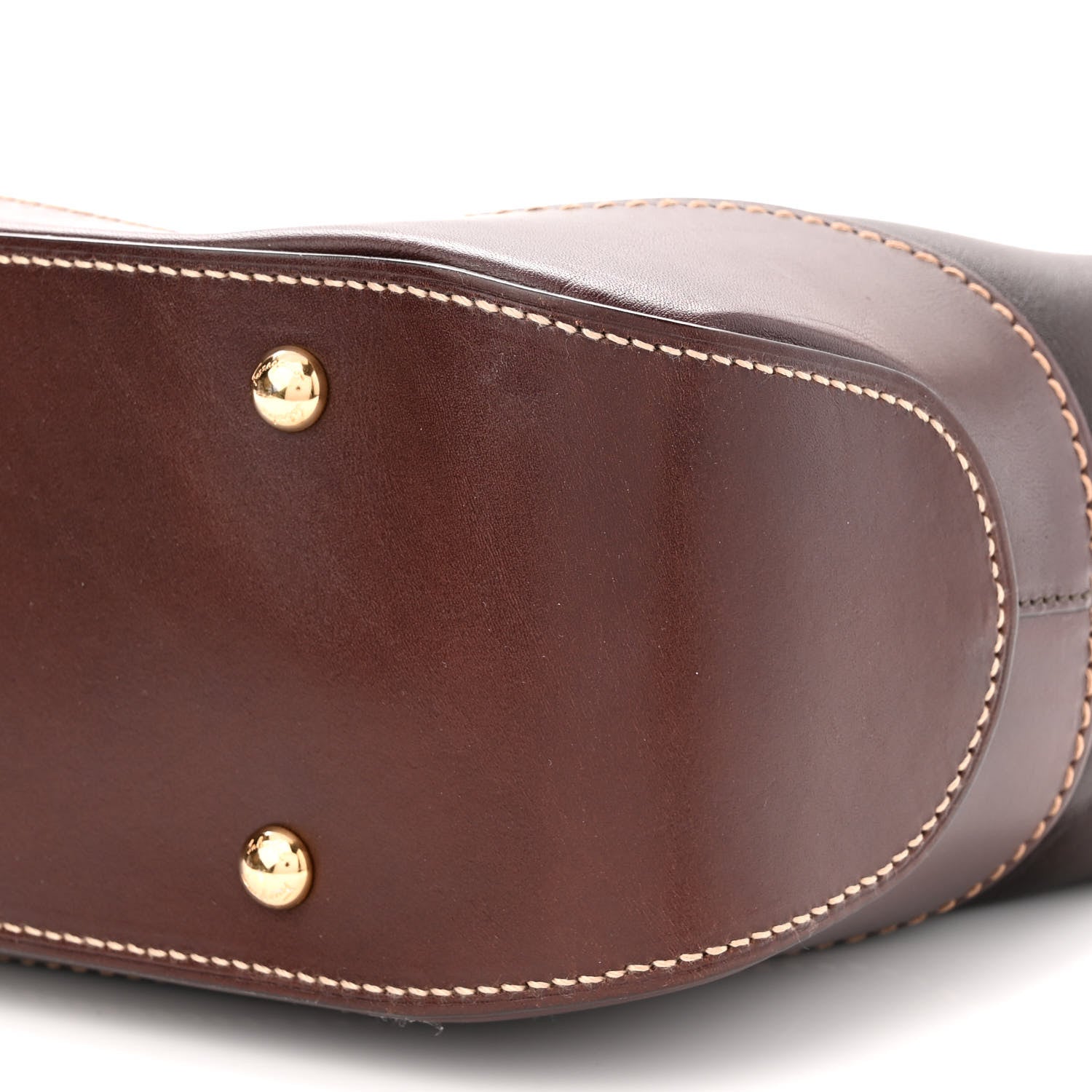 Salvatore Ferragamo Calfskin The W Bag Fondente 9 of 11