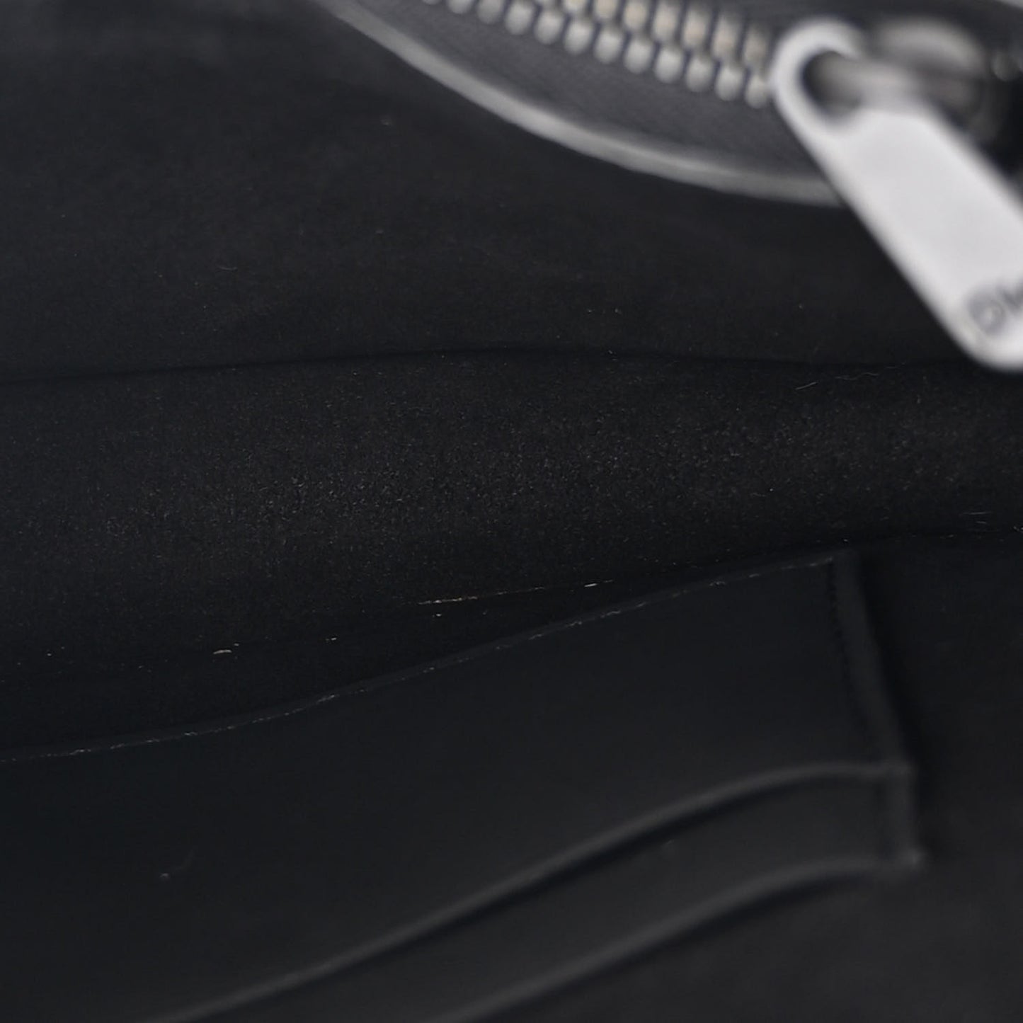 Ultra Matte Calfskin Saddle Belt Bag Black
