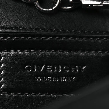 Givenchy Calfskin Infinity Flap Clutch Black 6 of 13
