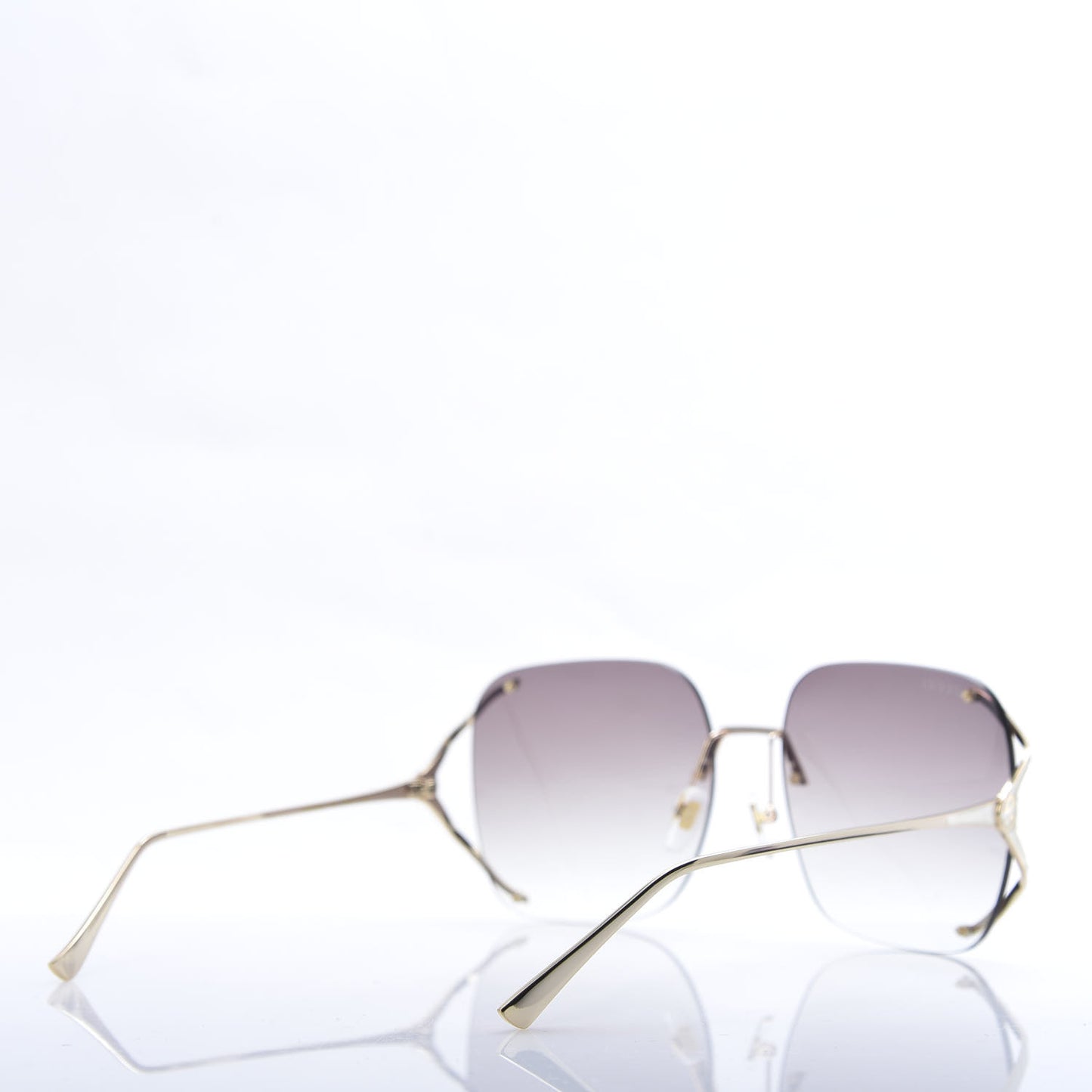Metal Oversized Sunglasses GG0646S Gold Brown