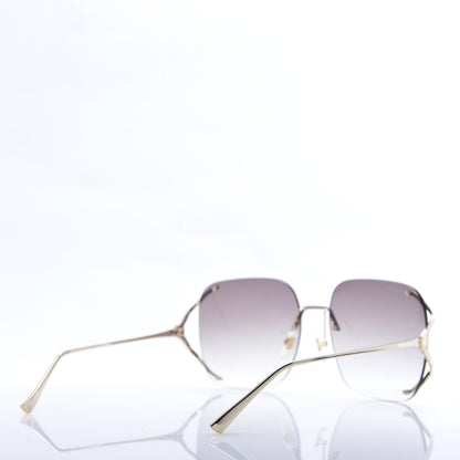 Gucci Metal Oversized Sunglasses GG0646S Gold Brown 4 of 8