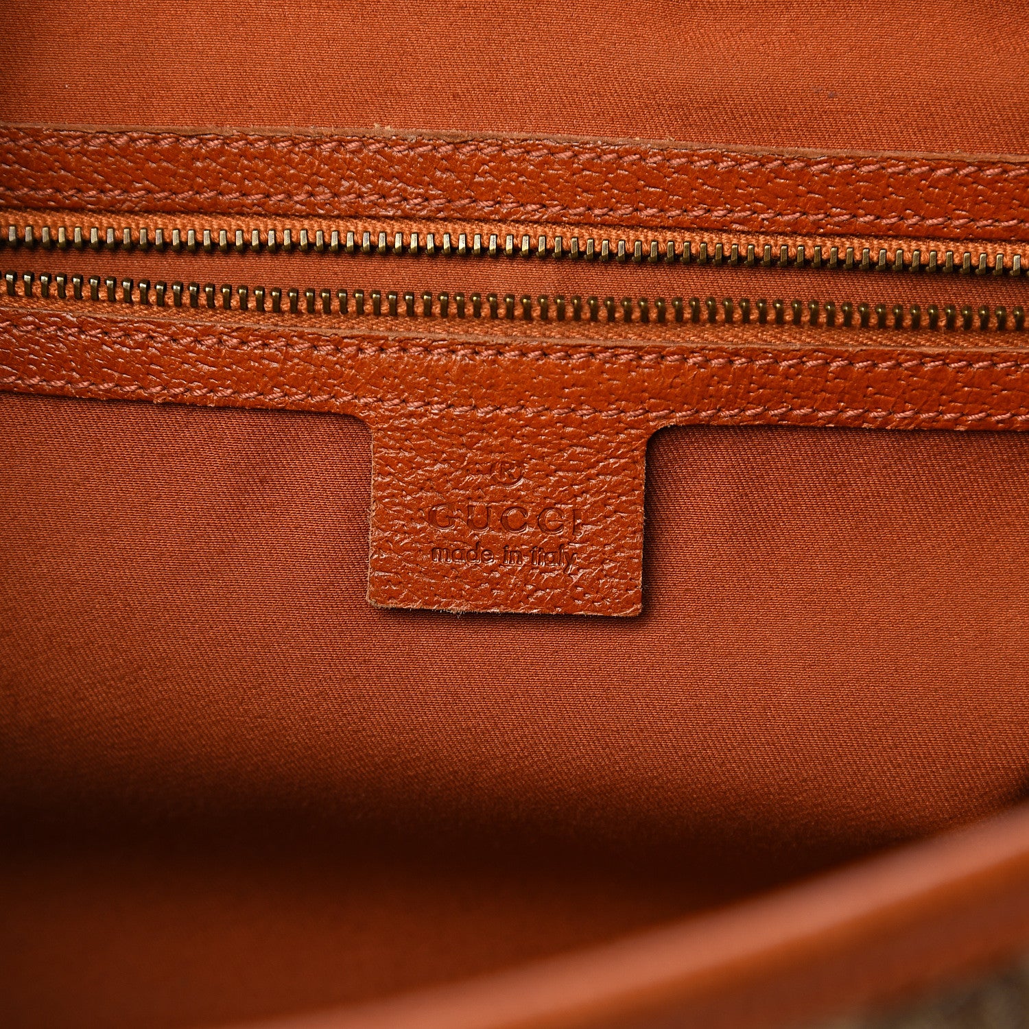 Gucci Monogram Bamboo Bullet Satchel Brown 5 of 19