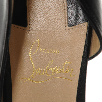 Christian Louboutin Nappa Farfaclou Spike Flats 39.5 Black 7 of 8