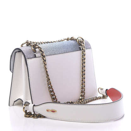 Christian Louboutin Glitter Calfskin Elisa Mini Shoulder Bag Multicolor Snow 3 of 10