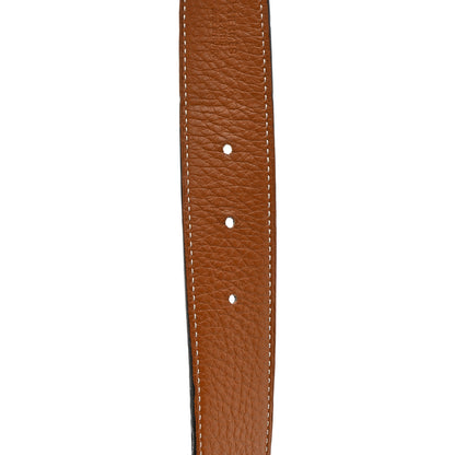 Hermes Box Togo 32mm H Belt 90 36 Black Gold 5 of 11