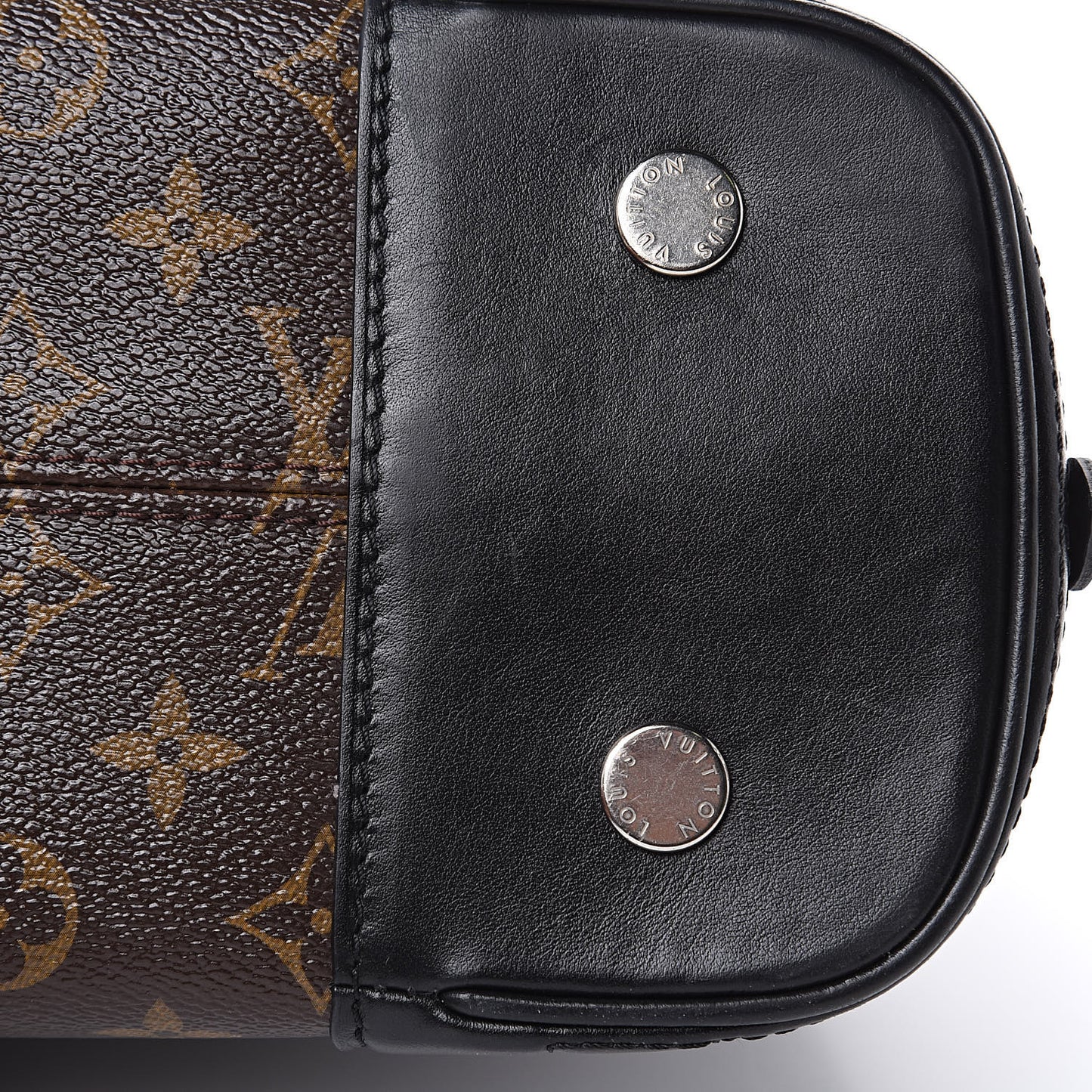 Shiny Monogram Alma PM Black