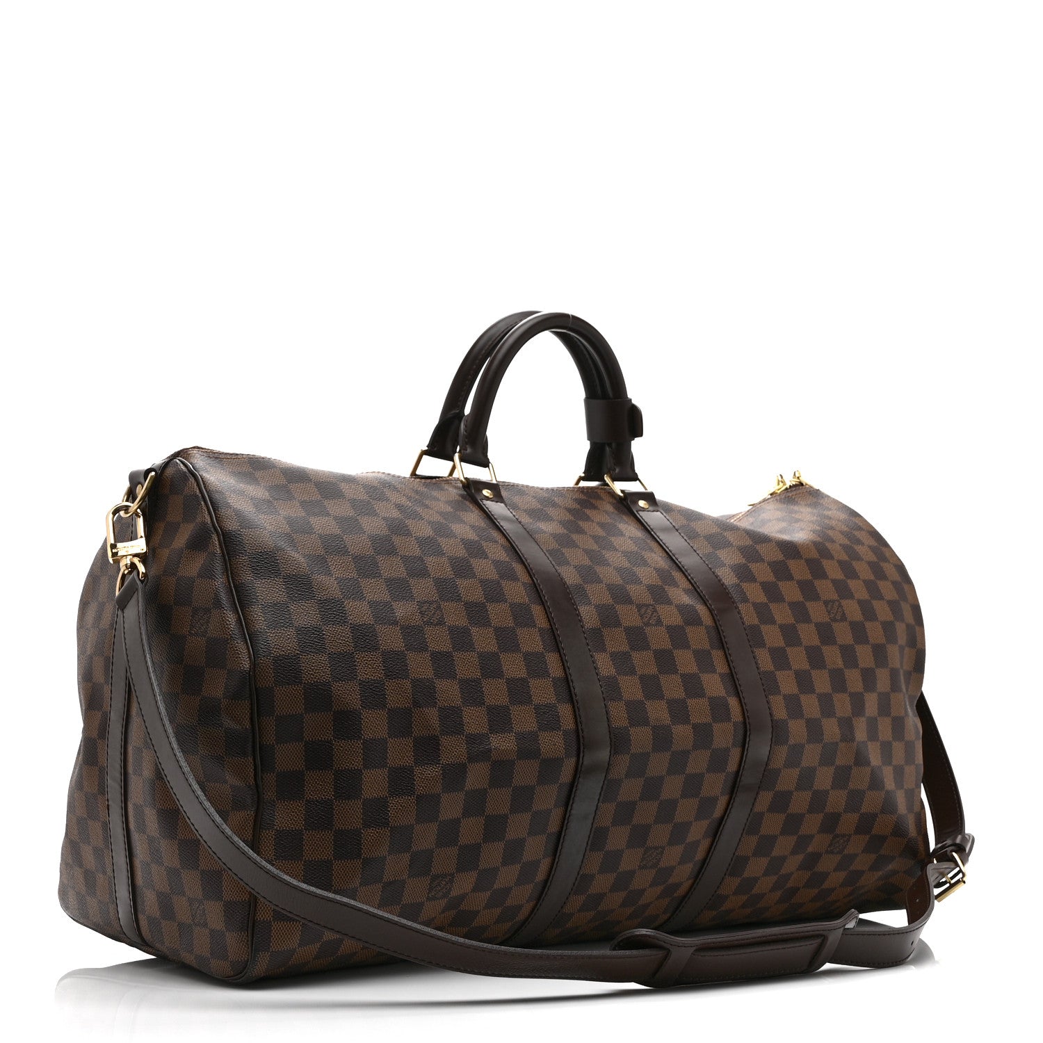 Louis Vuitton Damier Ebene Keepall Bandouliere 55 2 of 9