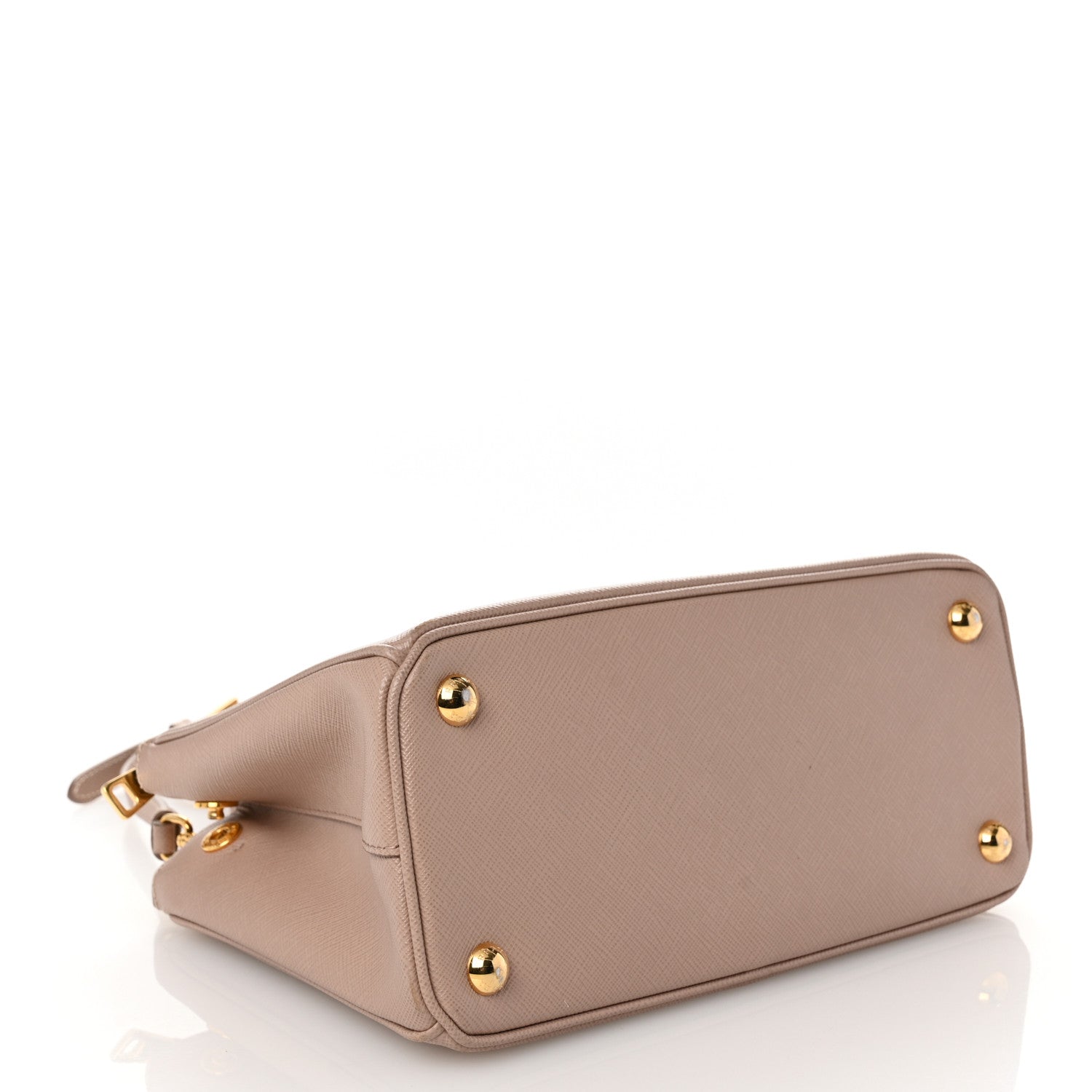 Prada Saffiano Mini Galleria Double Zip Tote Cipria 4 of 11