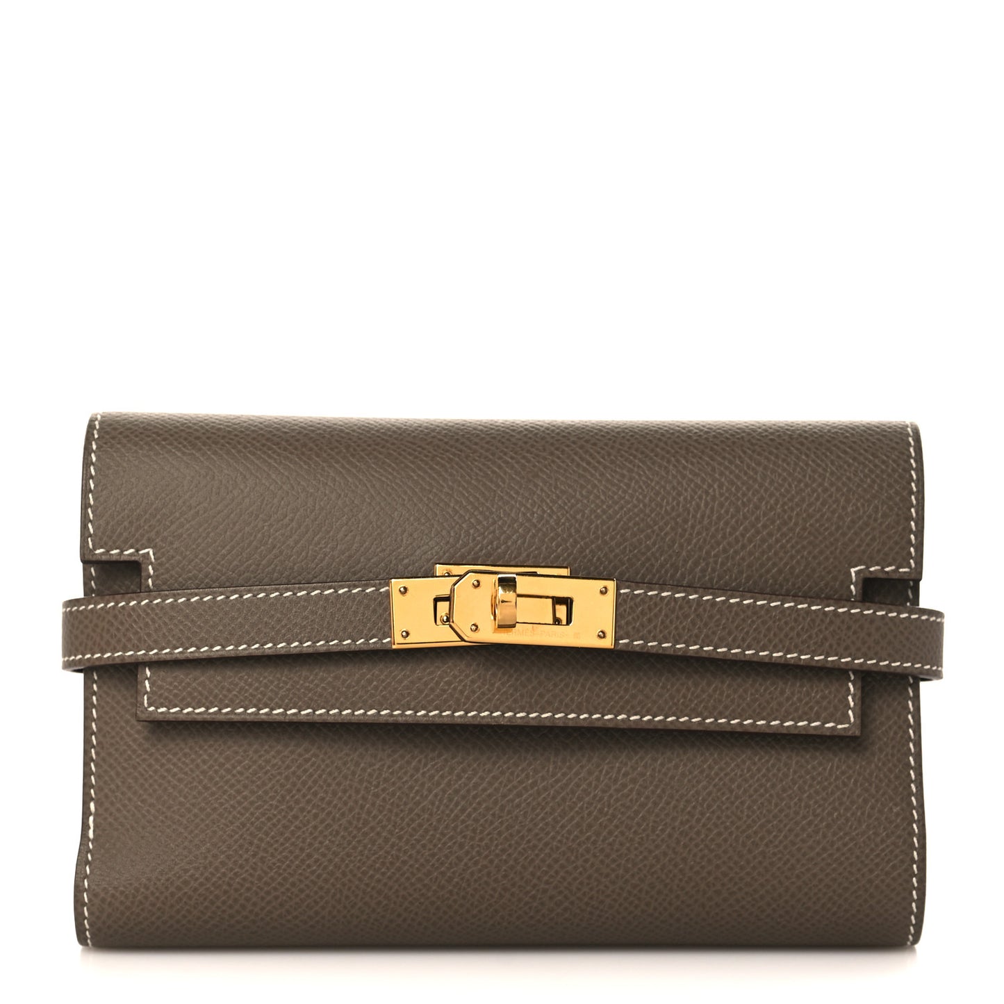 Epsom Medium Kelly Wallet Etoupe
