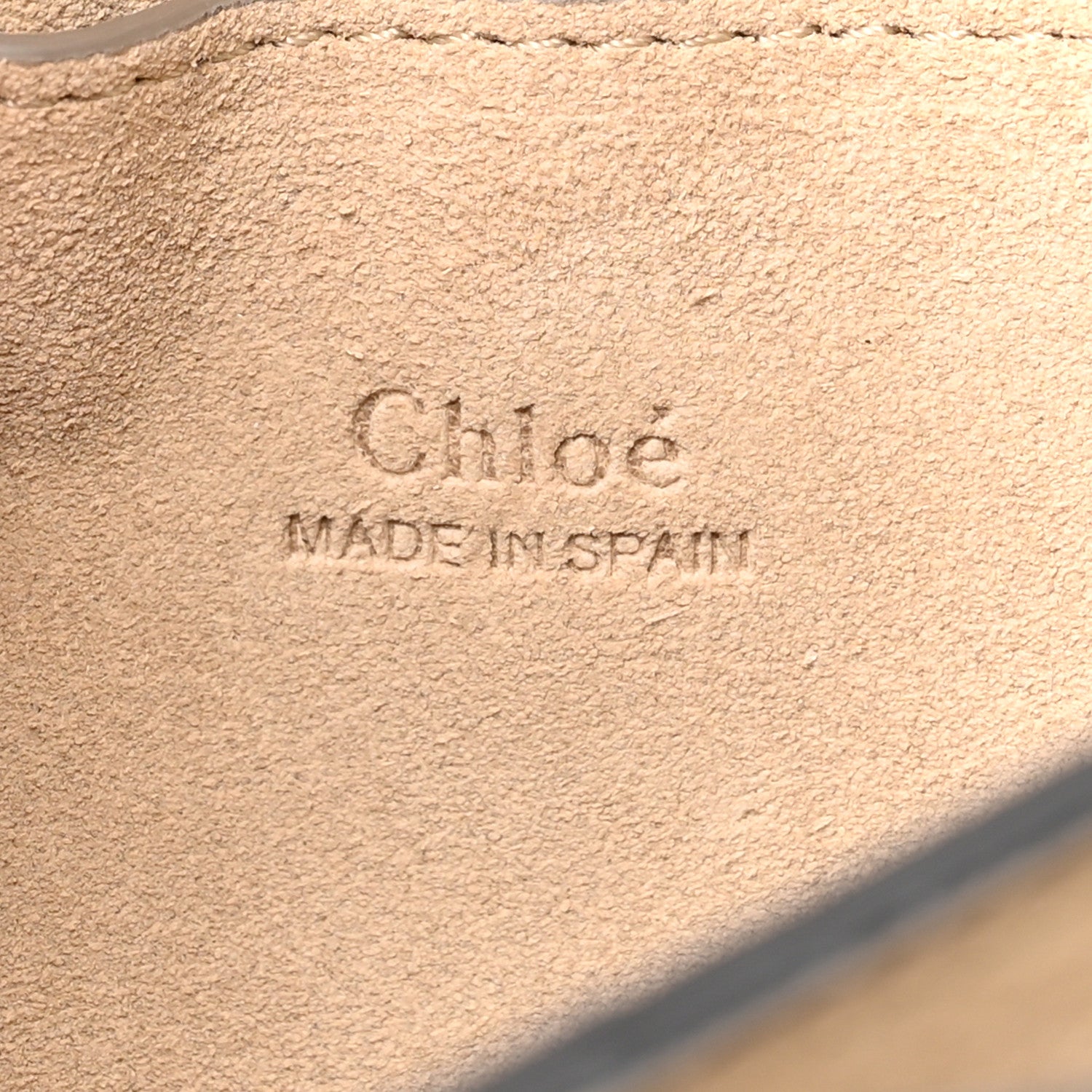 Chloe Suede Calfskin Studded Small Faye Shoulder Bag Black 6 of 9