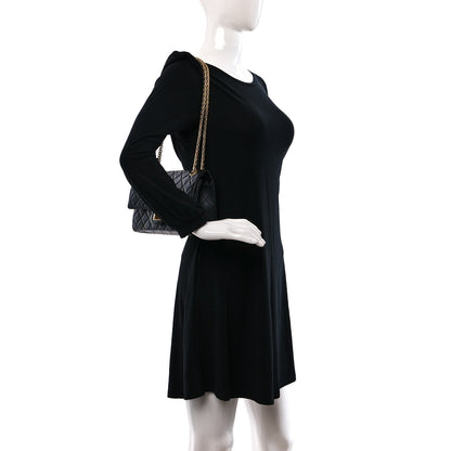 Chanel Aged Calfskin Quilted 2.55 Reissue 225 Flap Black 2 of 9