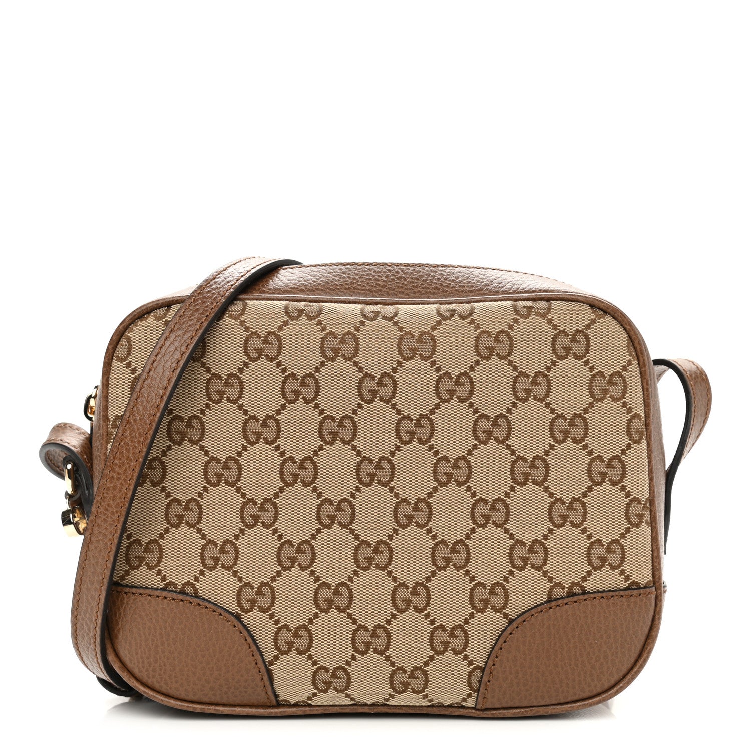 Gucci Monogram Mini Bree Messenger Bag Beige Tabacco 1 of 10