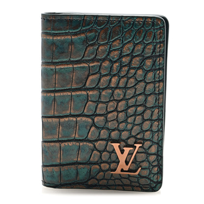 Louis Vuitton Alligator Pocket Organizer Copper 2 of 7