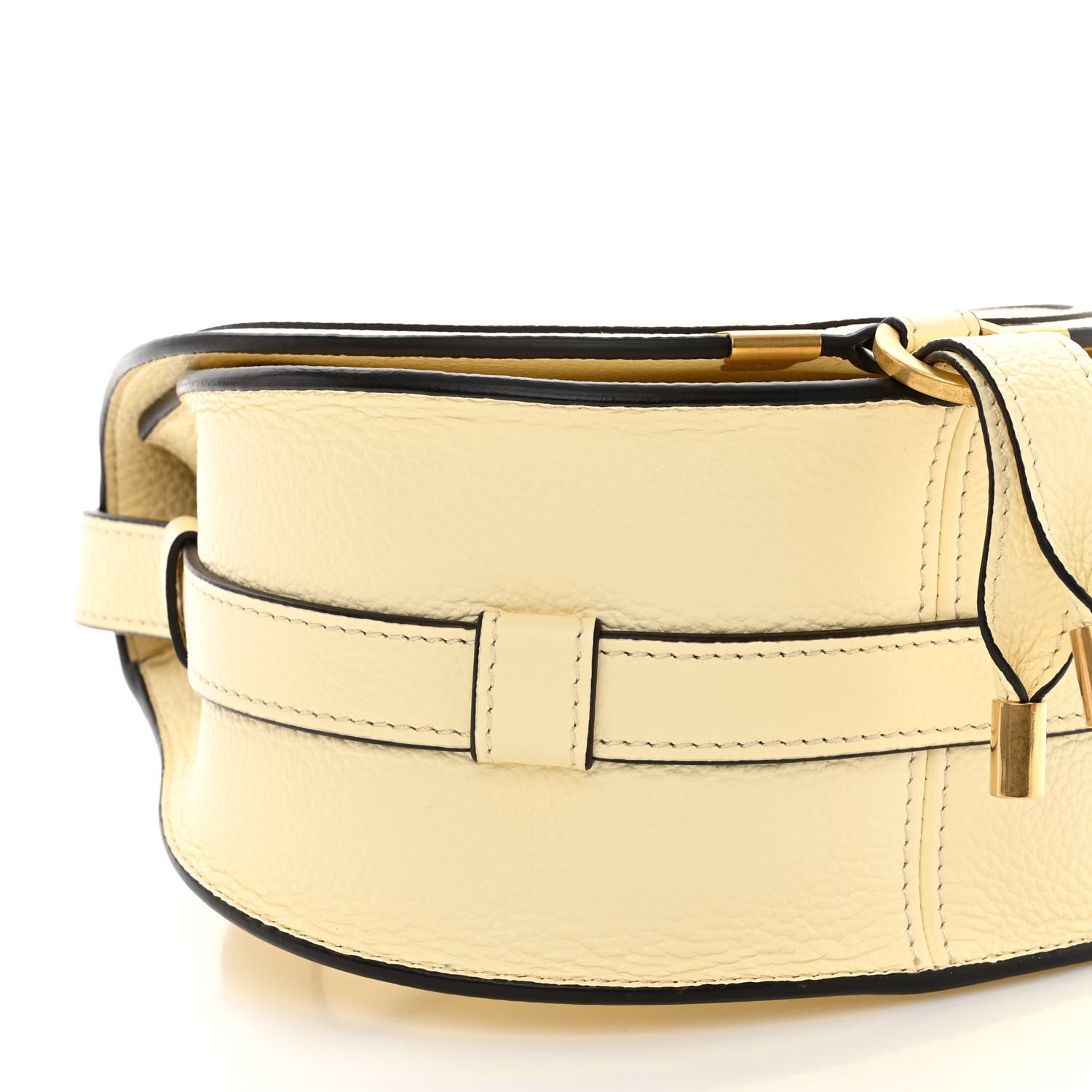 Chloe Calfskin Mini Marcie Round Crossbody Bag Sunlight 8 of 9