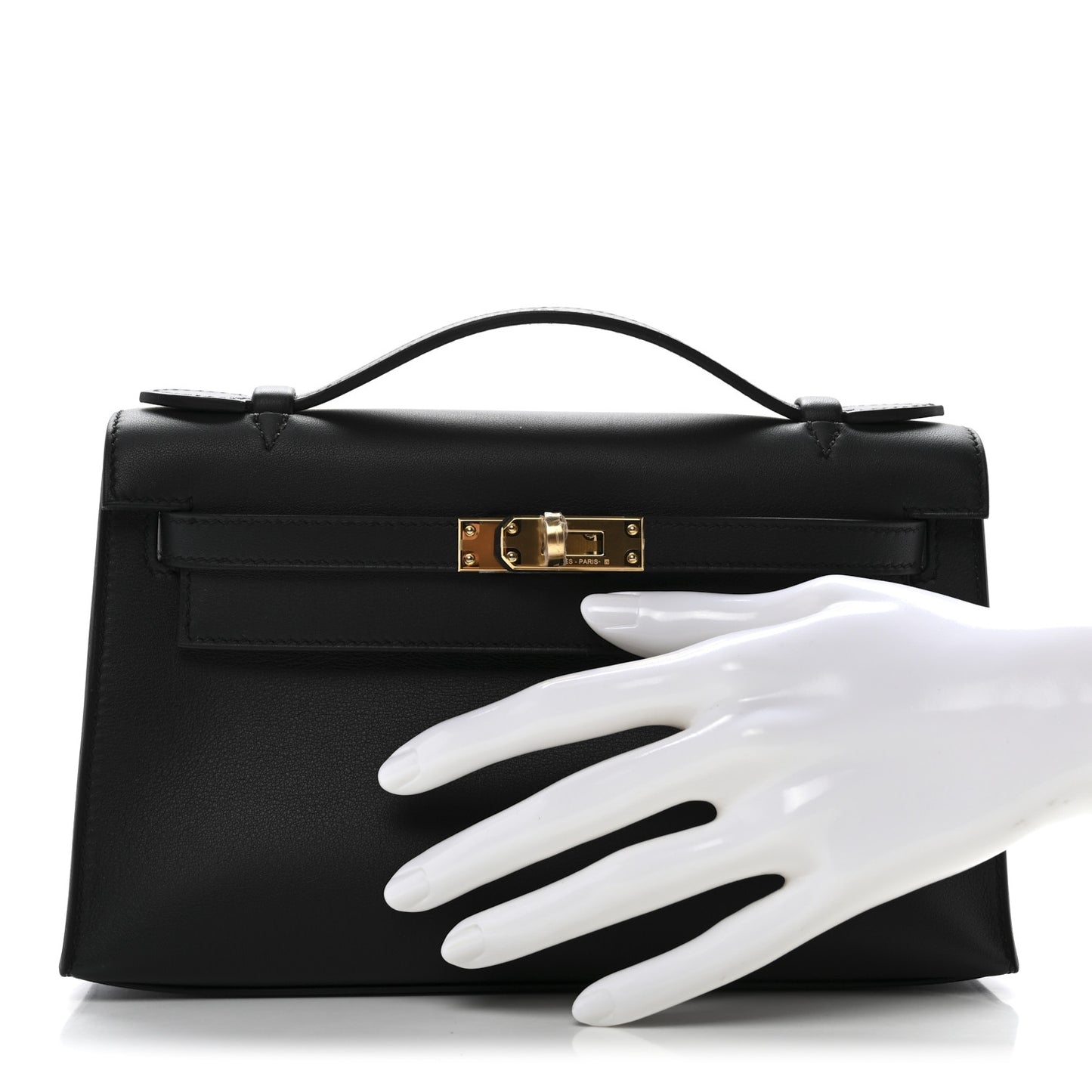 Swift Kelly Pochette Clutch Black