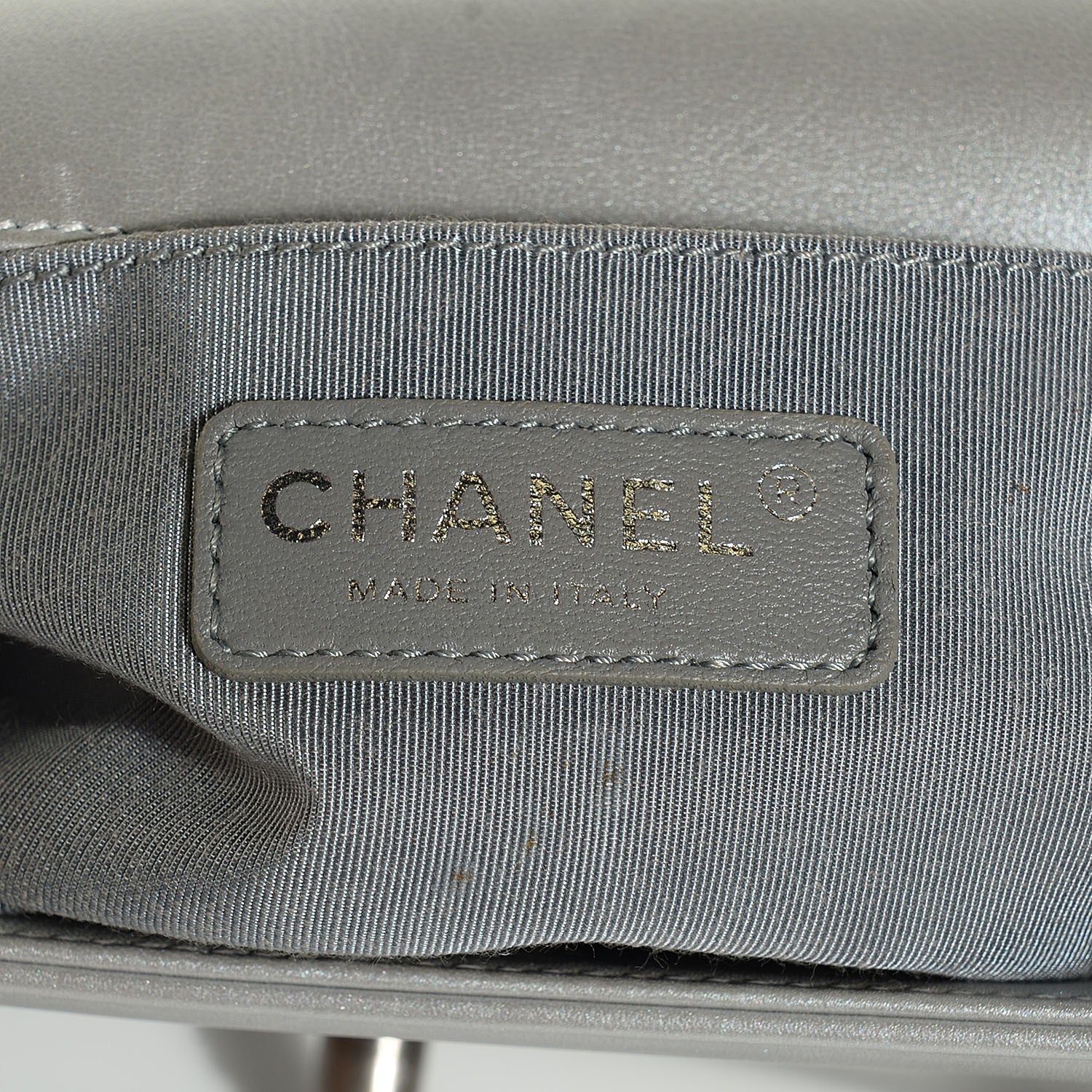 Chanel Calfskin Quilted Small Boy Flap Silver 6 of 8