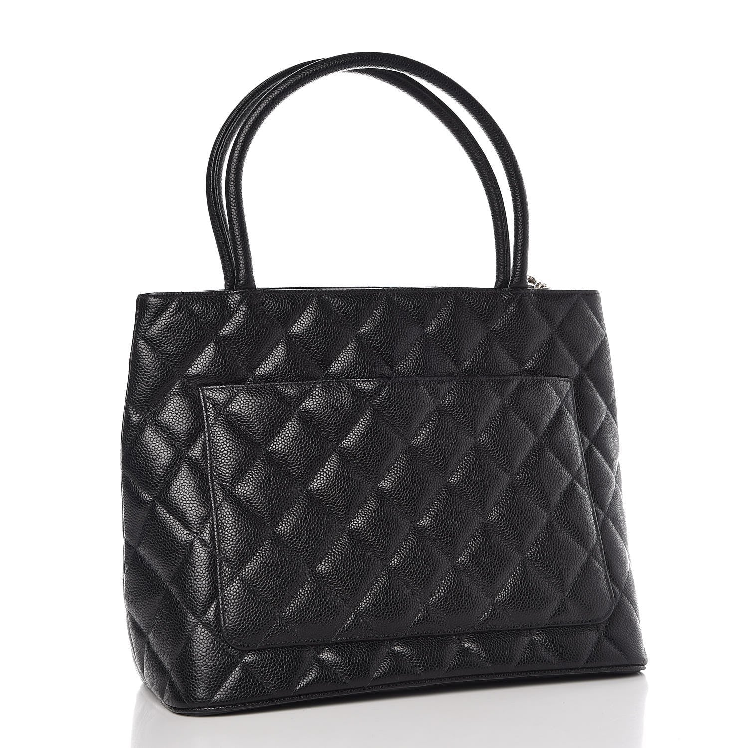 Chanel Caviar Quilted Medallion Tote Black 3 of 8