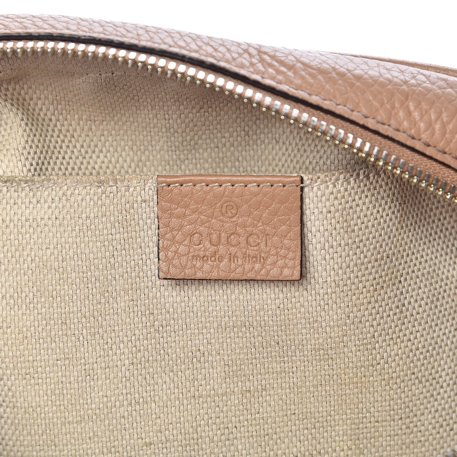 Gucci Pebbled Calfskin Small Soho Disco Bag Rose Beige 6 of 14