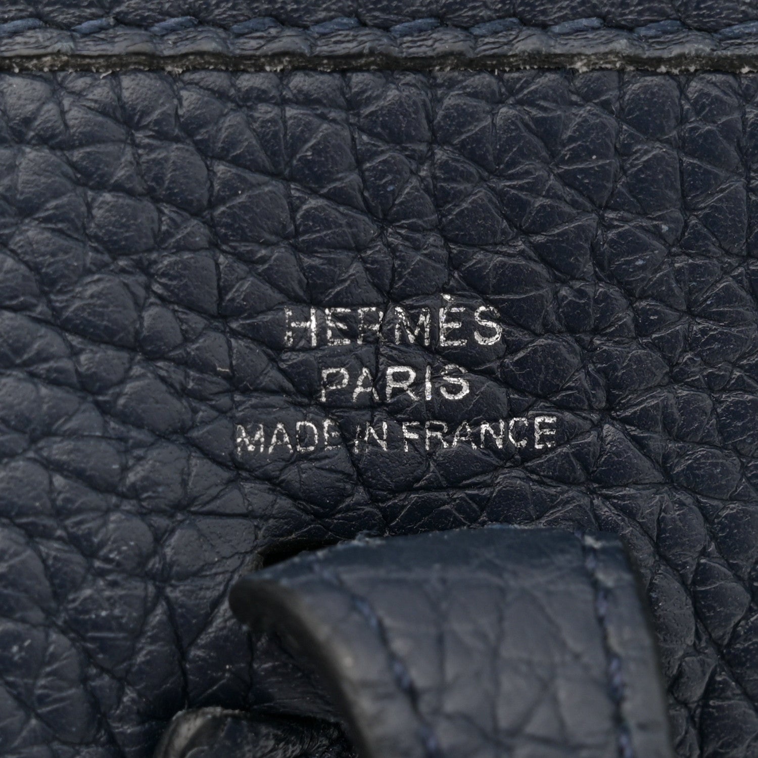 Hermes Taurillon Clemence Amazone Evelyne TPM Bleu Nuit Bleu Indigo 6 of 16