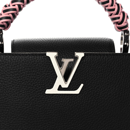 Louis Vuitton Taurillon Braided Capucines BB Black 6 of 9