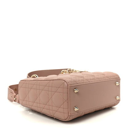 Christian Dior Lambskin Cannage Small My ABCDior Lady Dior Fard 4 of 10