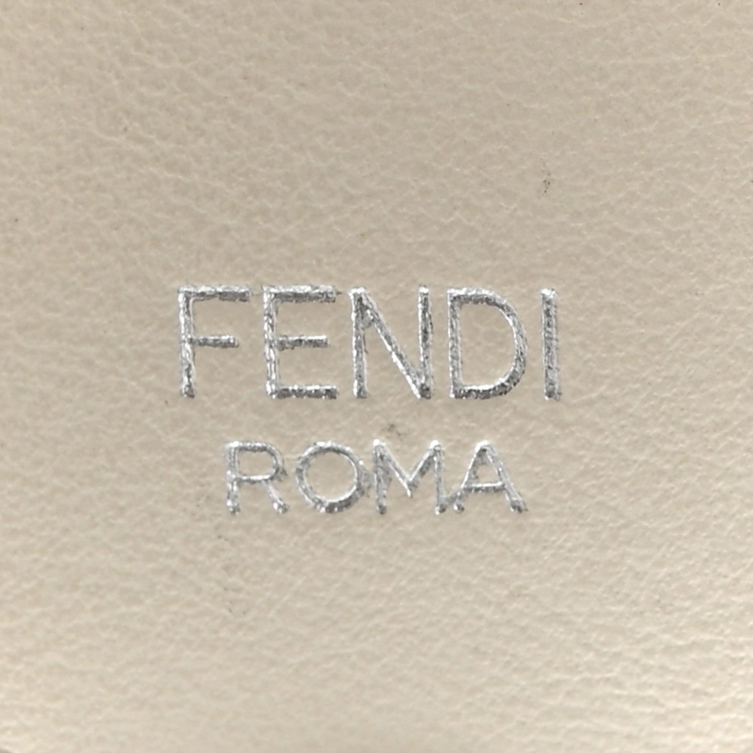 Fendi Calfskin Flower Strap You White 3 of 7