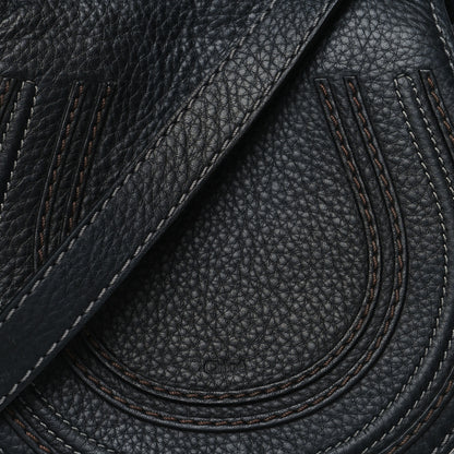 Chloe Calfskin Mini Marcie Round Crossbody Bag Black 7 of 10