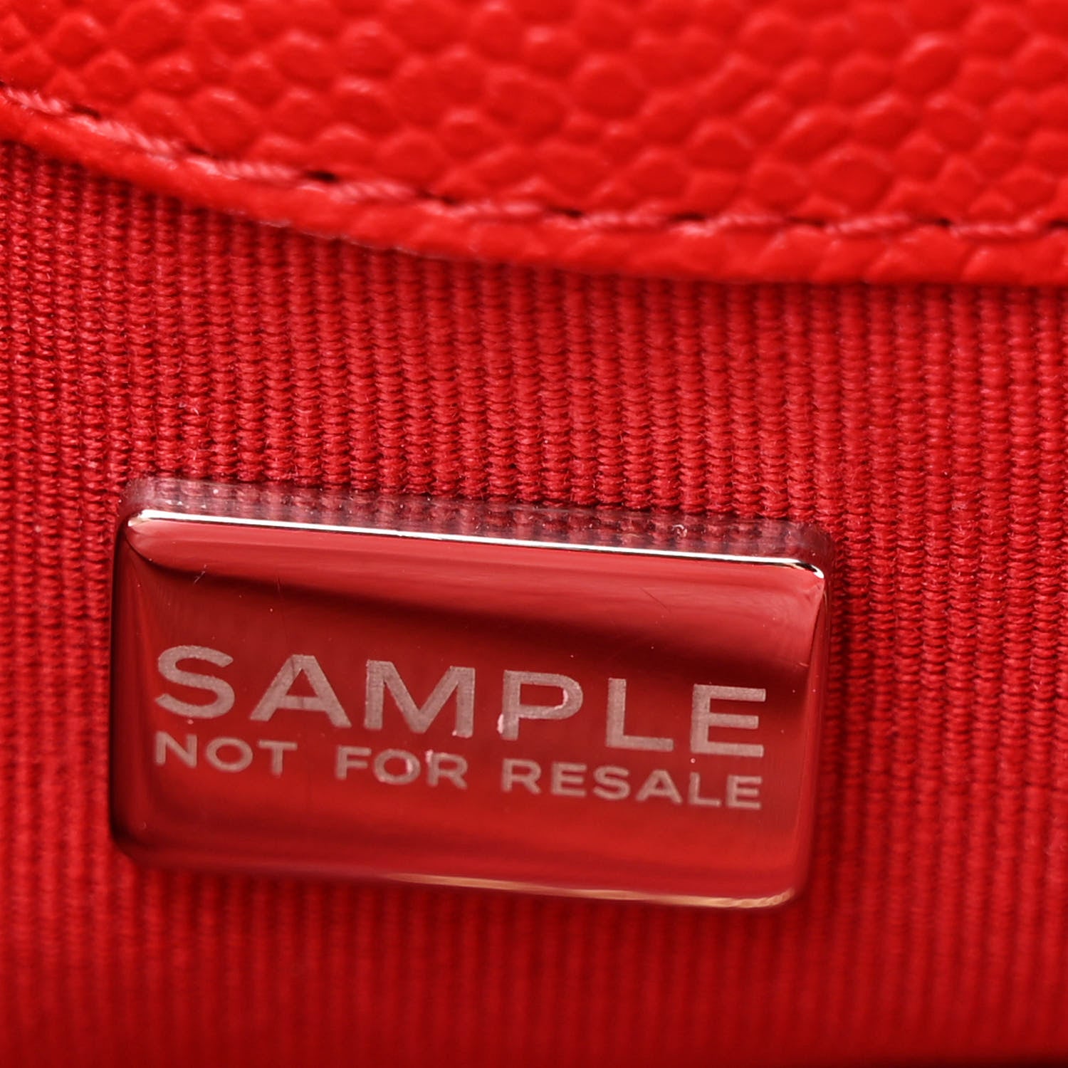 Chanel Shiny Caviar Quilted Large Chain Melody Flap Red 7 of 11