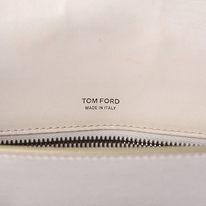 Tom Ford Calfskin Medium Natalia Chain Bag Chalk 6 of 8