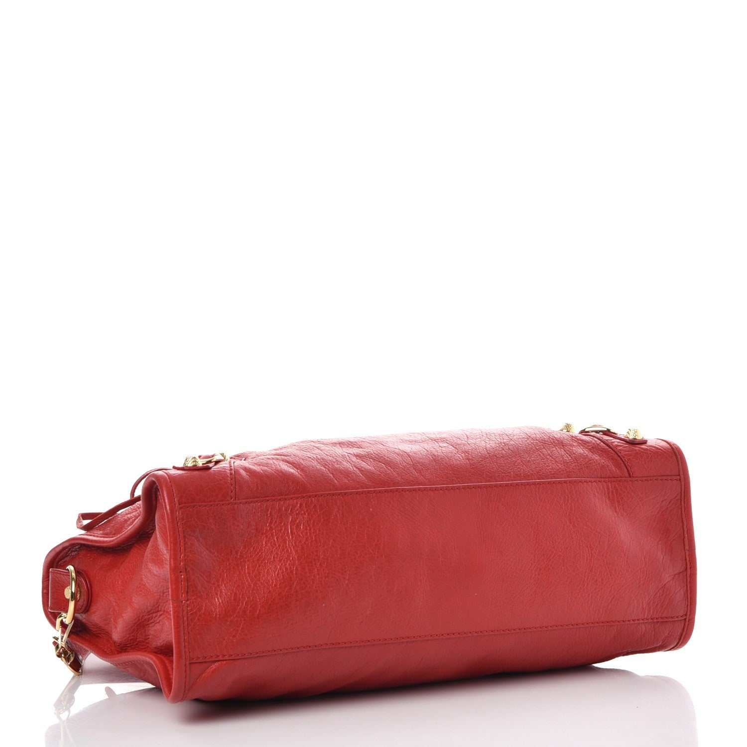 Balenciaga Agneau Giant 12 Gold Hardware City Rouge Lipstick 4 of 14