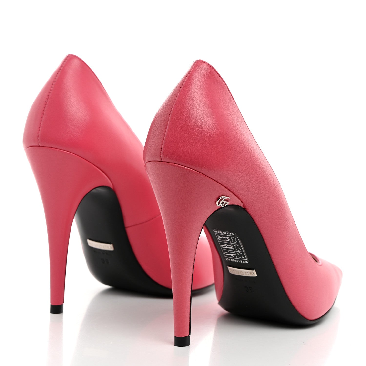 Gucci Malaga Kid GG 95mm Pumps 39 Rhodamine Pink 4 of 9