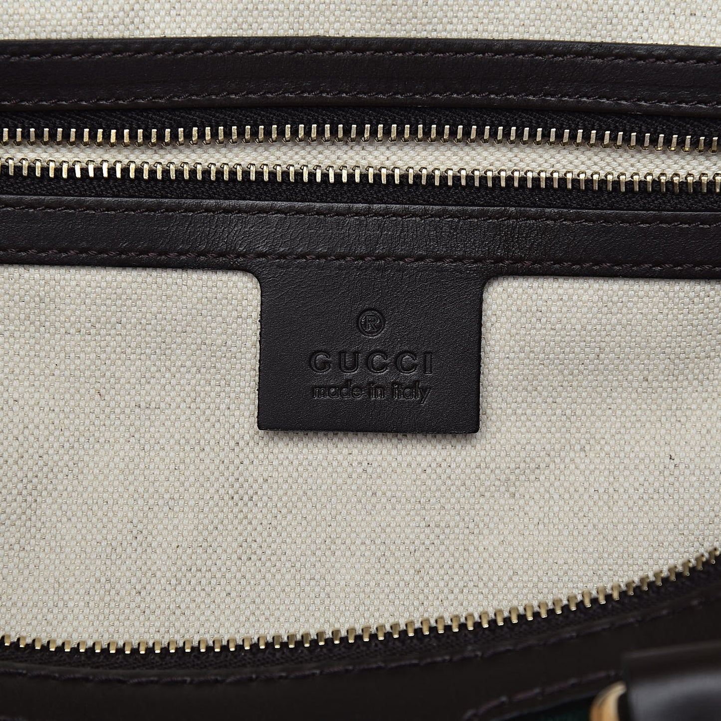 Monogram Vintage Web Medium Boston Dark Brown