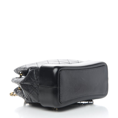 Chanel Aged Calfskin Quilted Small Gabrielle Backpack Black 3 of 10