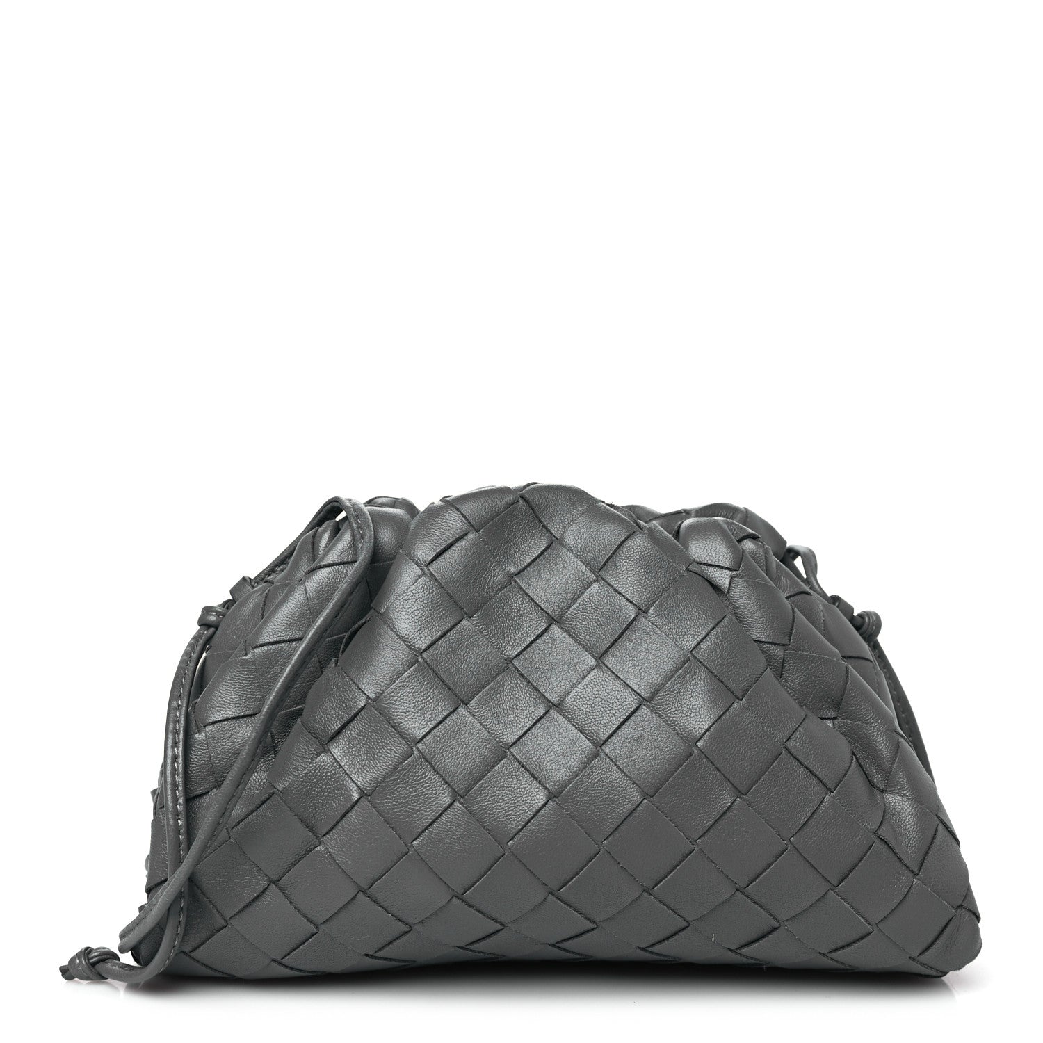 Bottega Veneta Nappa Intrecciato The Mini Pouch Thunder 1 of 10