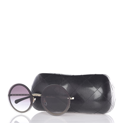 Chanel Round Chain Sunglasses 4245 Gold 7 of 7