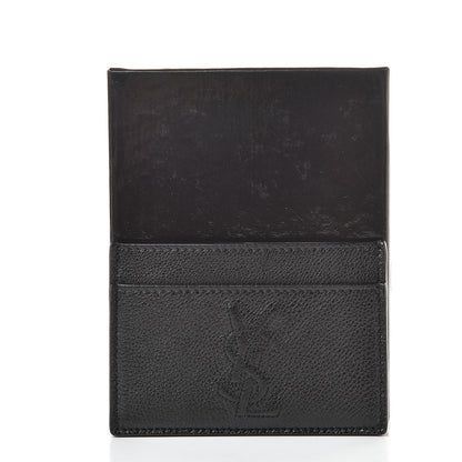 Saint Laurent Textured Calfskin Belle De Jour Card Case Black 8 of 8