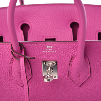 Hermes Togo Birkin 25 Magnolia 6 of 8