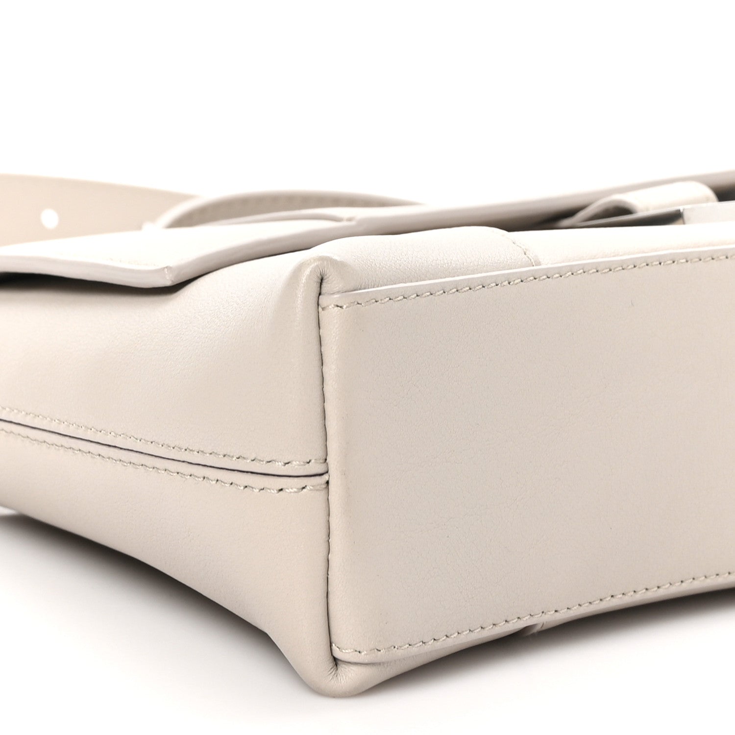 Balenciaga Semi Shiny Smooth Calfskin XS Downtown Shoulder Bag Cold Beige 10 of 12