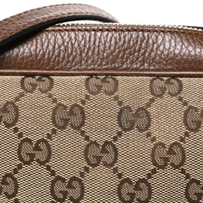 Gucci Monogram Mini Bree Messenger Bag Beige Tabacco 7 of 9