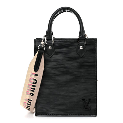 Louis Vuitton Epi Jacquard Petit Sac Plat Black 1 of 9